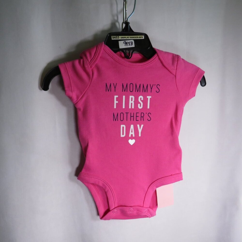 Baby...My Mommy's First Mother's Day Pink Bodysuit 6mts Carters
